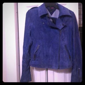 Tommy Hilfiger Suede/Leather Moto Jacket